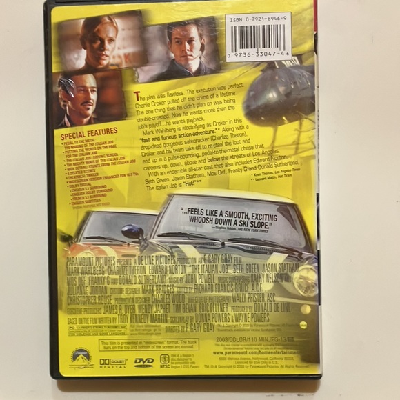 The Italian Job (DVD, 2003) - Picture 3 of 4